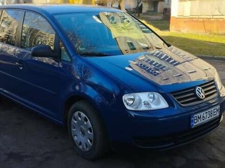 Синий Фольксваген Туран, объемом двигателя 1.6 л и пробегом 206 тыс. км за 6300 $, фото 1 на Automoto.ua
