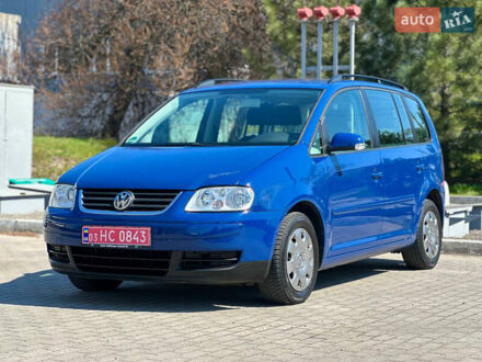 Фольксваген Туран 2006 в Днепре (Днепропетровске) на Automoto.ua Синий Фольксваген Туран, объемом двигателя 1.6 л и пробегом 195 тыс. км за 6550 $, фото 1 на Automoto.ua