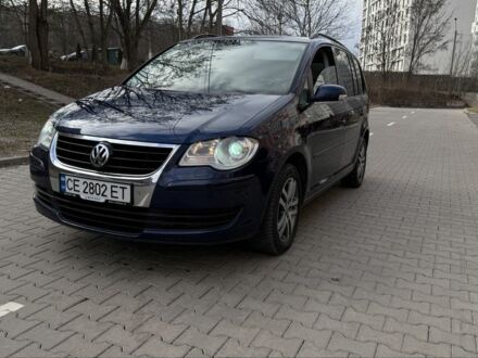Фольксваген Туран 2009 в Черновцах на Automoto.ua Синий Фольксваген Туран, объемом двигателя 1.4 л и пробегом 228 тыс. км за 6450 $, фото 1 на Automoto.ua