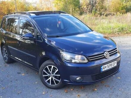 Фольксваген Туран 2013 в Житомире на Automoto.ua Синий Фольксваген Туран, объемом двигателя 1.6 л и пробегом 286 тыс. км за 10700 $, фото 1 на Automoto.ua