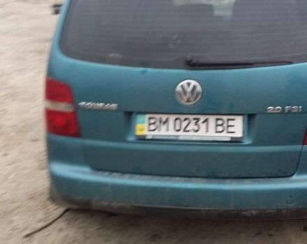 Зеленый Фольксваген Туран, объемом двигателя 2 л и пробегом 200 тыс. км за 4199 $, фото 4 на Automoto.ua