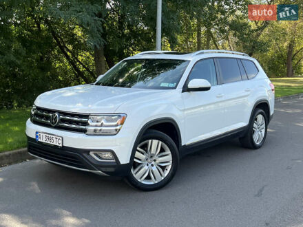 Білий Фольксваген Atlas, об'ємом двигуна 3.6 л та пробігом 107 тис. км за 28900 $, фото 1 на Automoto.ua