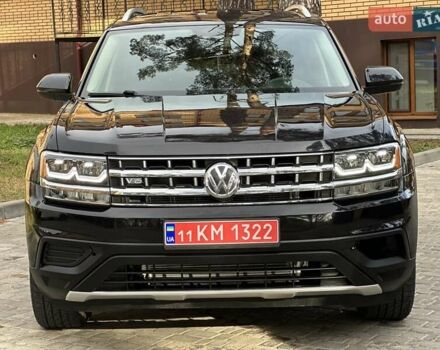 Чорний Фольксваген Atlas, об'ємом двигуна 2 л та пробігом 193 тис. км за 17950 $, фото 1 на Automoto.ua