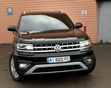 Черный Фольксваген Atlas, объемом двигателя 3.6 л и пробегом 80 тыс. км за 19900 $, фото 2 на Automoto.ua