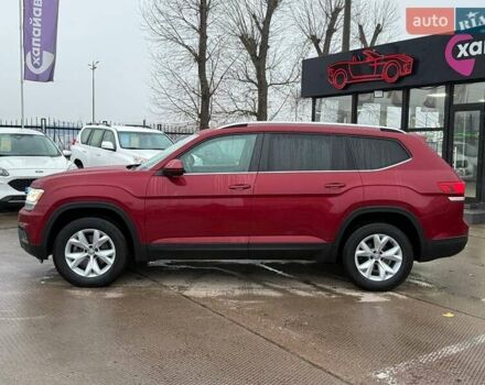 Красный Фольксваген Atlas, объемом двигателя 3.6 л и пробегом 98 тыс. км за 19500 $, фото 7 на Automoto.ua