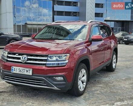 Червоний Фольксваген Atlas, об'ємом двигуна 3.6 л та пробігом 140 тис. км за 17500 $, фото 1 на Automoto.ua