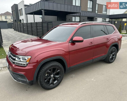 Красный Фольксваген Atlas, объемом двигателя 3.6 л и пробегом 83 тыс. км за 18999 $, фото 22 на Automoto.ua