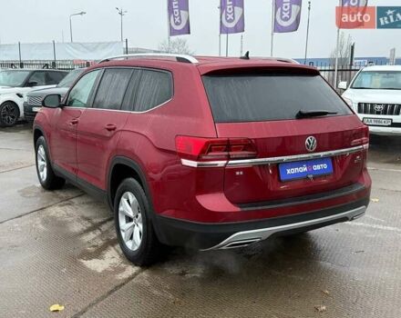 Красный Фольксваген Atlas, объемом двигателя 3.6 л и пробегом 98 тыс. км за 19500 $, фото 6 на Automoto.ua