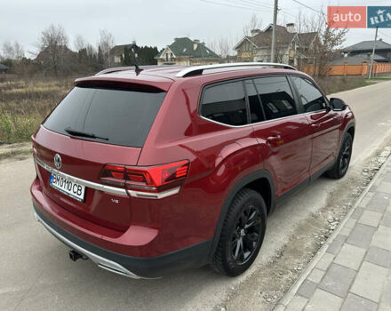 Красный Фольксваген Atlas, объемом двигателя 3.6 л и пробегом 83 тыс. км за 18999 $, фото 11 на Automoto.ua