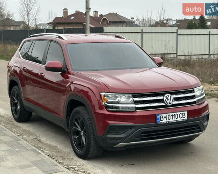 Красный Фольксваген Atlas, объемом двигателя 3.6 л и пробегом 83 тыс. км за 18999 $, фото 26 на Automoto.ua