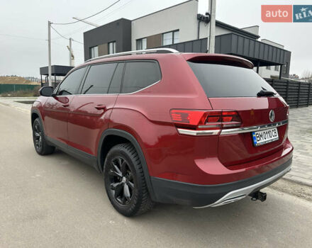 Красный Фольксваген Atlas, объемом двигателя 3.6 л и пробегом 83 тыс. км за 18999 $, фото 19 на Automoto.ua