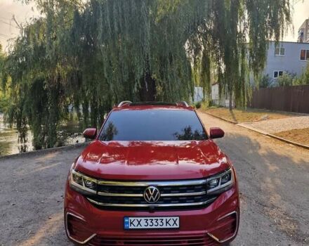 Красный Фольксваген Atlas, объемом двигателя 3.6 л и пробегом 72 тыс. км за 26000 $, фото 1 на Automoto.ua