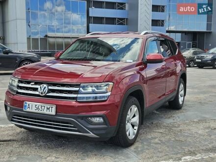 Червоний Фольксваген Atlas, об'ємом двигуна 3.6 л та пробігом 139 тис. км за 18500 $, фото 1 на Automoto.ua