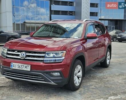 Червоний Фольксваген Atlas, об'ємом двигуна 3.6 л та пробігом 139 тис. км за 18500 $, фото 1 на Automoto.ua