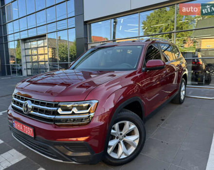 Червоний Фольксваген Atlas, об'ємом двигуна 2 л та пробігом 183 тис. км за 17200 $, фото 1 на Automoto.ua