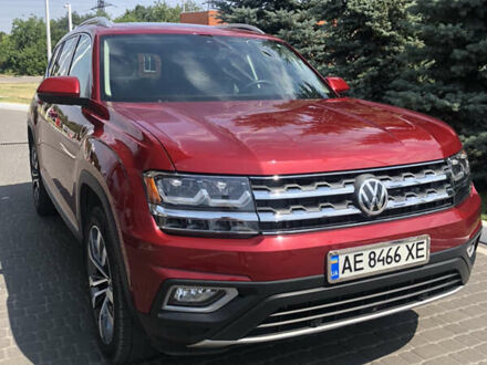 Фольксваген Atlas 2019 в Днепре (Днепропетровске) на Automoto.ua Красный Фольксваген Atlas, объемом двигателя 3.6 л и пробегом 104 тыс. км за 26300 $, фото 1 на Automoto.ua