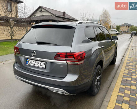 Серый Фольксваген Atlas, объемом двигателя 3.6 л и пробегом 74 тыс. км за 18999 $, фото 14 на Automoto.ua