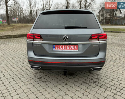 Сірий Фольксваген Atlas, об'ємом двигуна 3.6 л та пробігом 104 тис. км за 23300 $, фото 5 на Automoto.ua