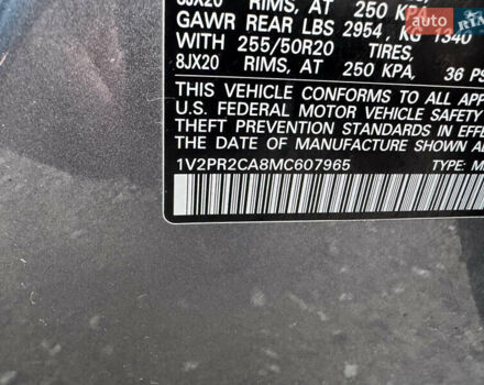 Серый Фольксваген Atlas, объемом двигателя 3.6 л и пробегом 62 тыс. км за 19800 $, фото 24 на Automoto.ua