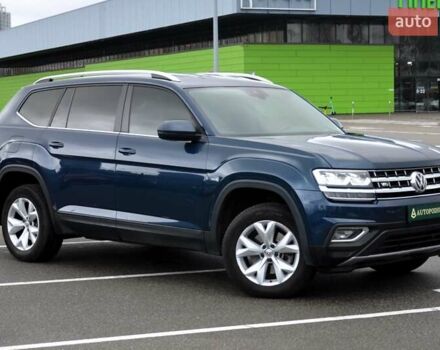 Синий Фольксваген Atlas, объемом двигателя 3.6 л и пробегом 173 тыс. км за 19500 $, фото 1 на Automoto.ua