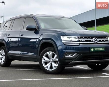 Синий Фольксваген Atlas, объемом двигателя 3.6 л и пробегом 173 тыс. км за 19500 $, фото 2 на Automoto.ua
