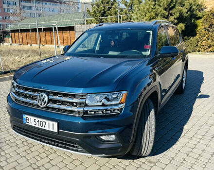 Синий Фольксваген Atlas, объемом двигателя 3.6 л и пробегом 67 тыс. км за 22700 $, фото 4 на Automoto.ua