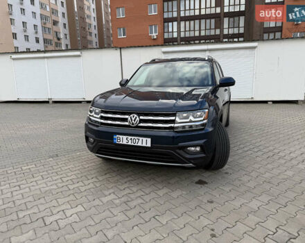Синий Фольксваген Atlas, объемом двигателя 3.6 л и пробегом 70 тыс. км за 22900 $, фото 2 на Automoto.ua