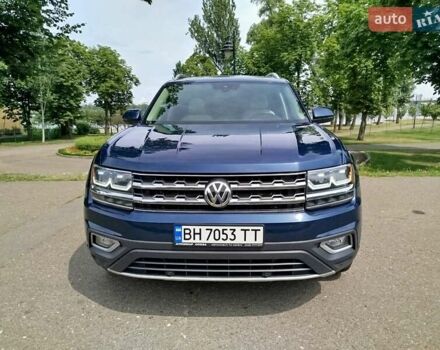 Синий Фольксваген Atlas, объемом двигателя 3.6 л и пробегом 131 тыс. км за 18990 $, фото 1 на Automoto.ua