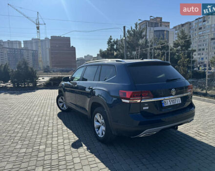Синий Фольксваген Atlas, объемом двигателя 3.6 л и пробегом 67 тыс. км за 22700 $, фото 3 на Automoto.ua