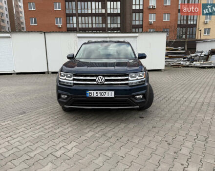 Синий Фольксваген Atlas, объемом двигателя 3.6 л и пробегом 70 тыс. км за 22900 $, фото 1 на Automoto.ua