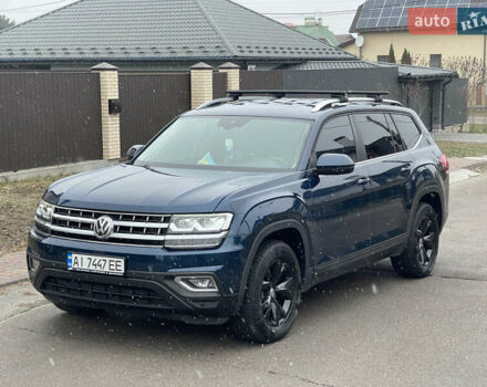 Синий Фольксваген Atlas, объемом двигателя 3.6 л и пробегом 58 тыс. км за 27499 $, фото 24 на Automoto.ua
