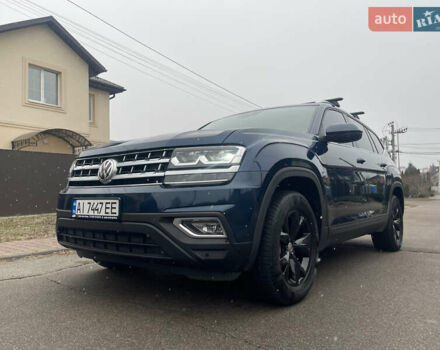 Синий Фольксваген Atlas, объемом двигателя 3.6 л и пробегом 58 тыс. км за 27499 $, фото 5 на Automoto.ua
