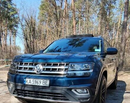 Синий Фольксваген Atlas, объемом двигателя 3.6 л и пробегом 160 тыс. км за 20800 $, фото 4 на Automoto.ua