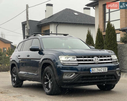 Синий Фольксваген Atlas, объемом двигателя 3.6 л и пробегом 58 тыс. км за 27499 $, фото 22 на Automoto.ua