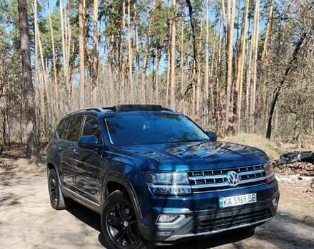 Синий Фольксваген Atlas, объемом двигателя 3.6 л и пробегом 160 тыс. км за 20800 $, фото 1 на Automoto.ua