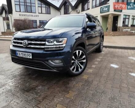 Синий Фольксваген Atlas, объемом двигателя 3.6 л и пробегом 75 тыс. км за 28500 $, фото 1 на Automoto.ua