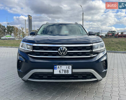 Синий Фольксваген Atlas, объемом двигателя 3.6 л и пробегом 108 тыс. км за 32500 $, фото 3 на Automoto.ua