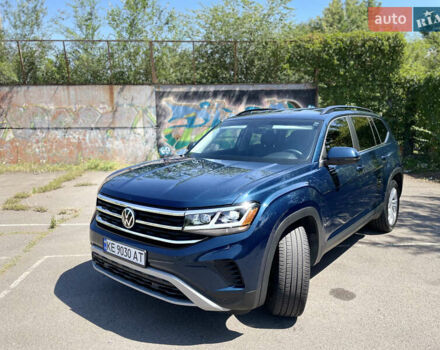 Синий Фольксваген Atlas, объемом двигателя 3.6 л и пробегом 53 тыс. км за 24500 $, фото 1 на Automoto.ua