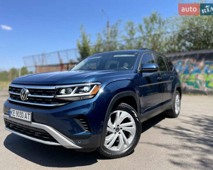 Синий Фольксваген Atlas, объемом двигателя 3.6 л и пробегом 53 тыс. км за 24500 $, фото 3 на Automoto.ua