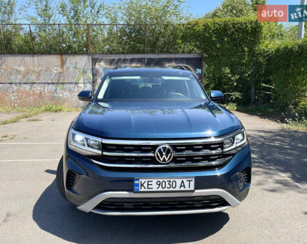 Синий Фольксваген Atlas, объемом двигателя 3.6 л и пробегом 53 тыс. км за 24500 $, фото 2 на Automoto.ua