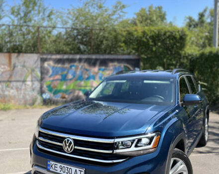 Синий Фольксваген Atlas, объемом двигателя 3.6 л и пробегом 52 тыс. км за 25000 $, фото 4 на Automoto.ua