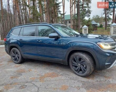 Синий Фольксваген Atlas, объемом двигателя 1.98 л и пробегом 68 тыс. км за 29300 $, фото 5 на Automoto.ua