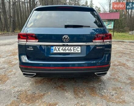 Синий Фольксваген Atlas, объемом двигателя 1.98 л и пробегом 68 тыс. км за 29300 $, фото 6 на Automoto.ua