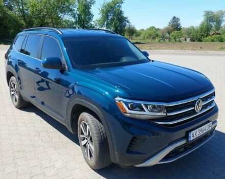 Синій Фольксваген Atlas, об'ємом двигуна 1.98 л та пробігом 49 тис. км за 27700 $, фото 1 на Automoto.ua