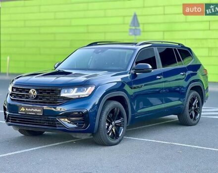 Синий Фольксваген Atlas, объемом двигателя 3.6 л и пробегом 12 тыс. км за 35999 $, фото 3 на Automoto.ua
