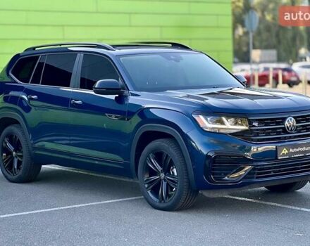 Синий Фольксваген Atlas, объемом двигателя 3.6 л и пробегом 12 тыс. км за 35999 $, фото 1 на Automoto.ua