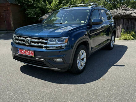 Фольксваген Atlas 2018 в Киеве на Automoto.ua Синий Фольксваген Atlas, объемом двигателя 2 л и пробегом 96 тыс. км за 20900 $, фото 1 на Automoto.ua