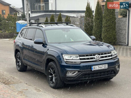 Фольксваген Atlas 2018 в Киеве на Automoto.ua Синий Фольксваген Atlas, объемом двигателя 3.6 л и пробегом 58 тыс. км за 27499 $, фото 1 на Automoto.ua