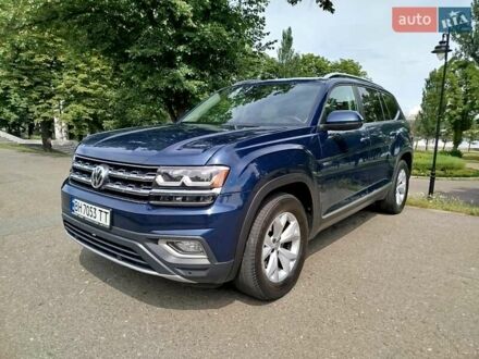 Синій Фольксваген Atlas, об'ємом двигуна 3.6 л та пробігом 131 тис. км за 18990 $, фото 1 на Automoto.ua