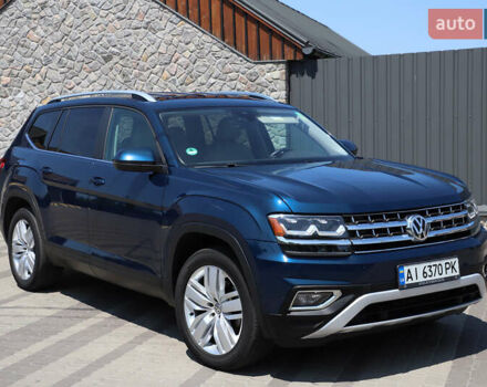 Синій Фольксваген Atlas, об'ємом двигуна 3.6 л та пробігом 65 тис. км за 26500 $, фото 1 на Automoto.ua